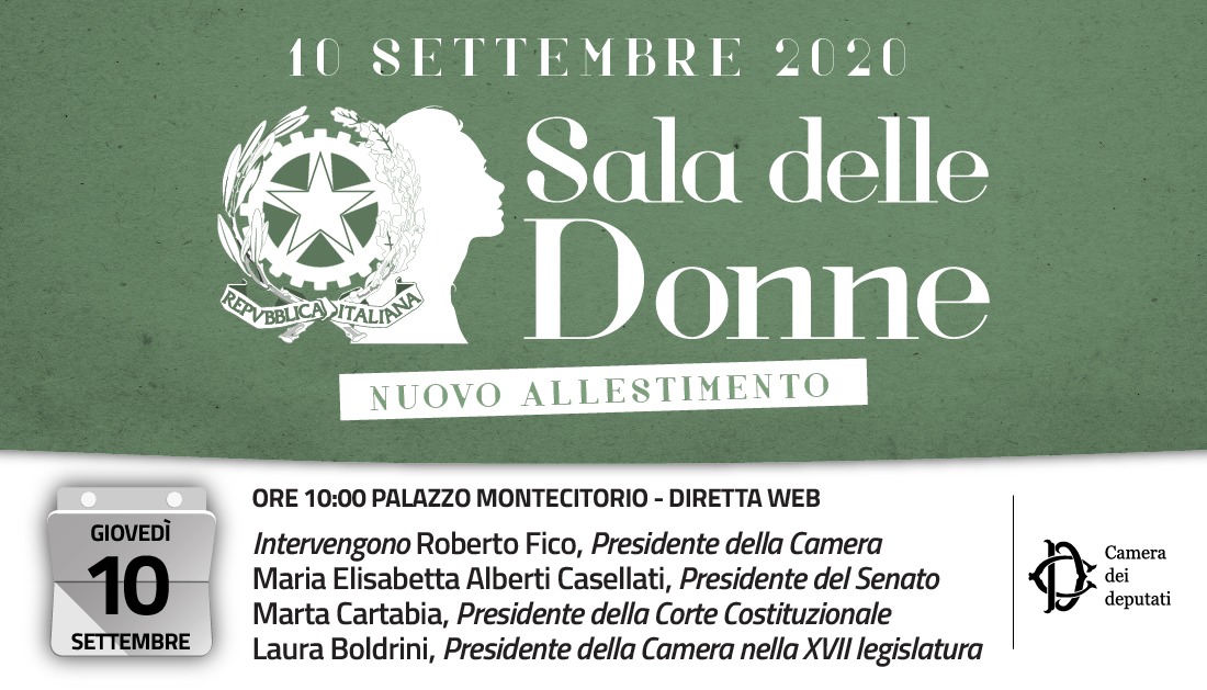 Presentazione del nuovo allestimento della Sala delle Donne